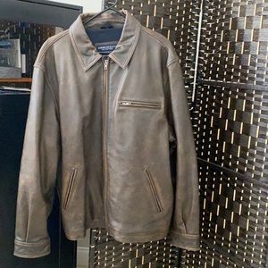 Men Vintage Real Leather Jacket